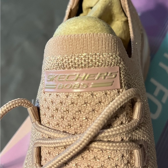 NWOB Skechers BOBS B Flex Vegan Sparkle Knit Slip-On Shoes - Fall Sparks - Picture 6 of 10